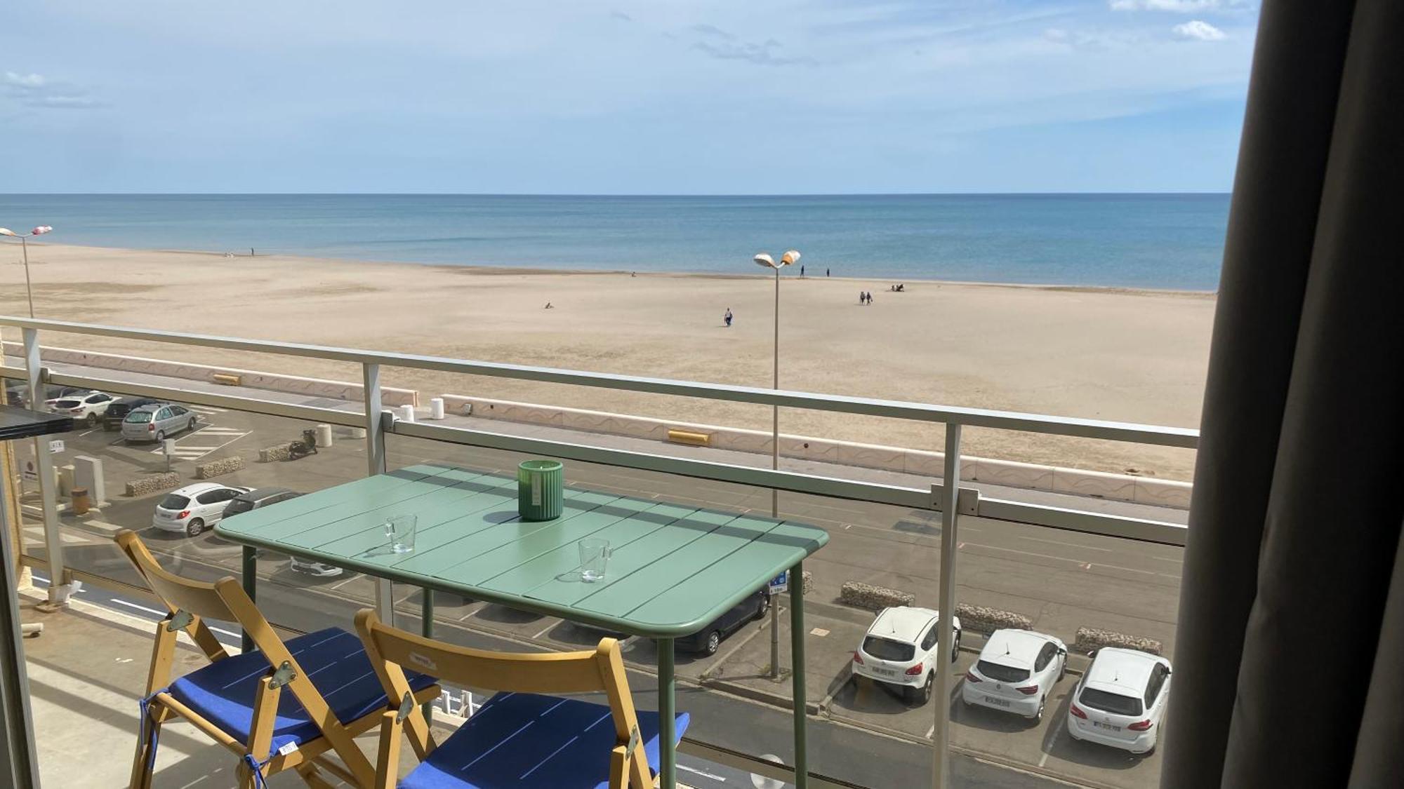 Appt T3 Front De Mer Belle Vue Narbona Esterno foto